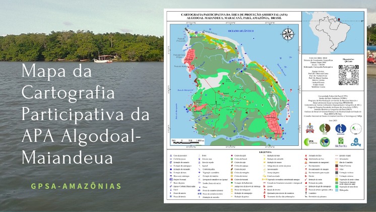 Equipe do GPSA-Amazônias gera mapa atualizado da Cartografia Participativa da APA Algodoal-Maiandeua
